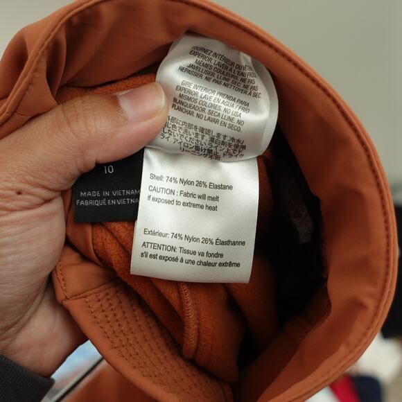 NWT Obermeyer Womens Jinks ITB Softshell Ski Pants Elastic Waist Copper Size 10 - Picture 6 of 9